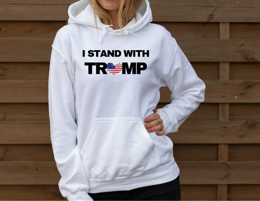 I Stand with Trump - Women’s Hoodie