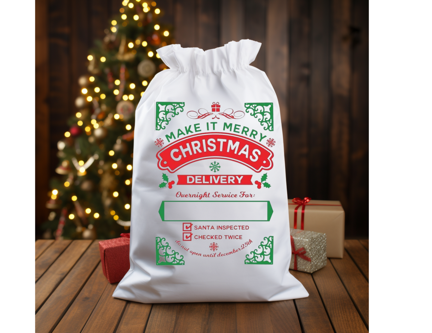 Personalized Santa Sack