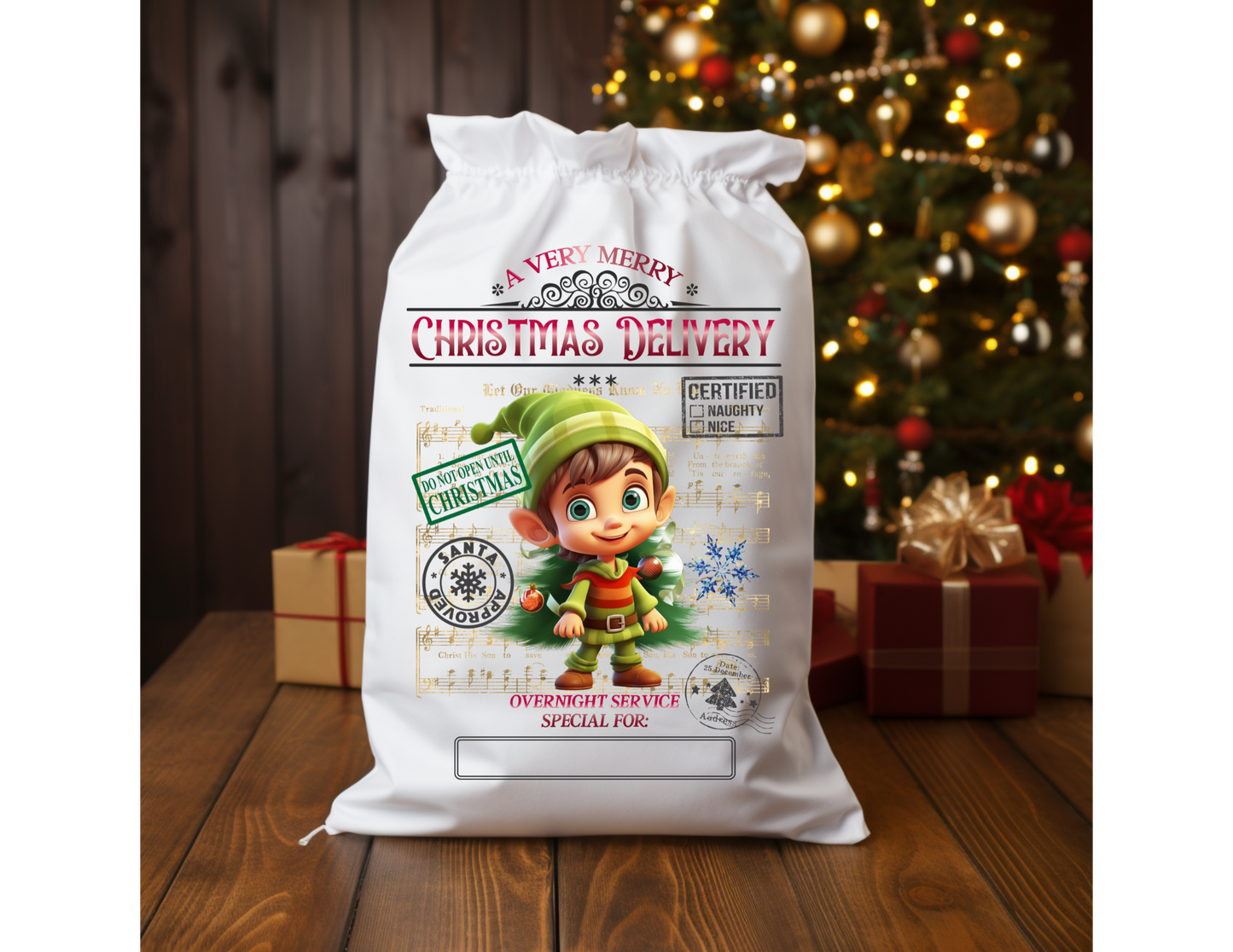 Personalized Santa Sack