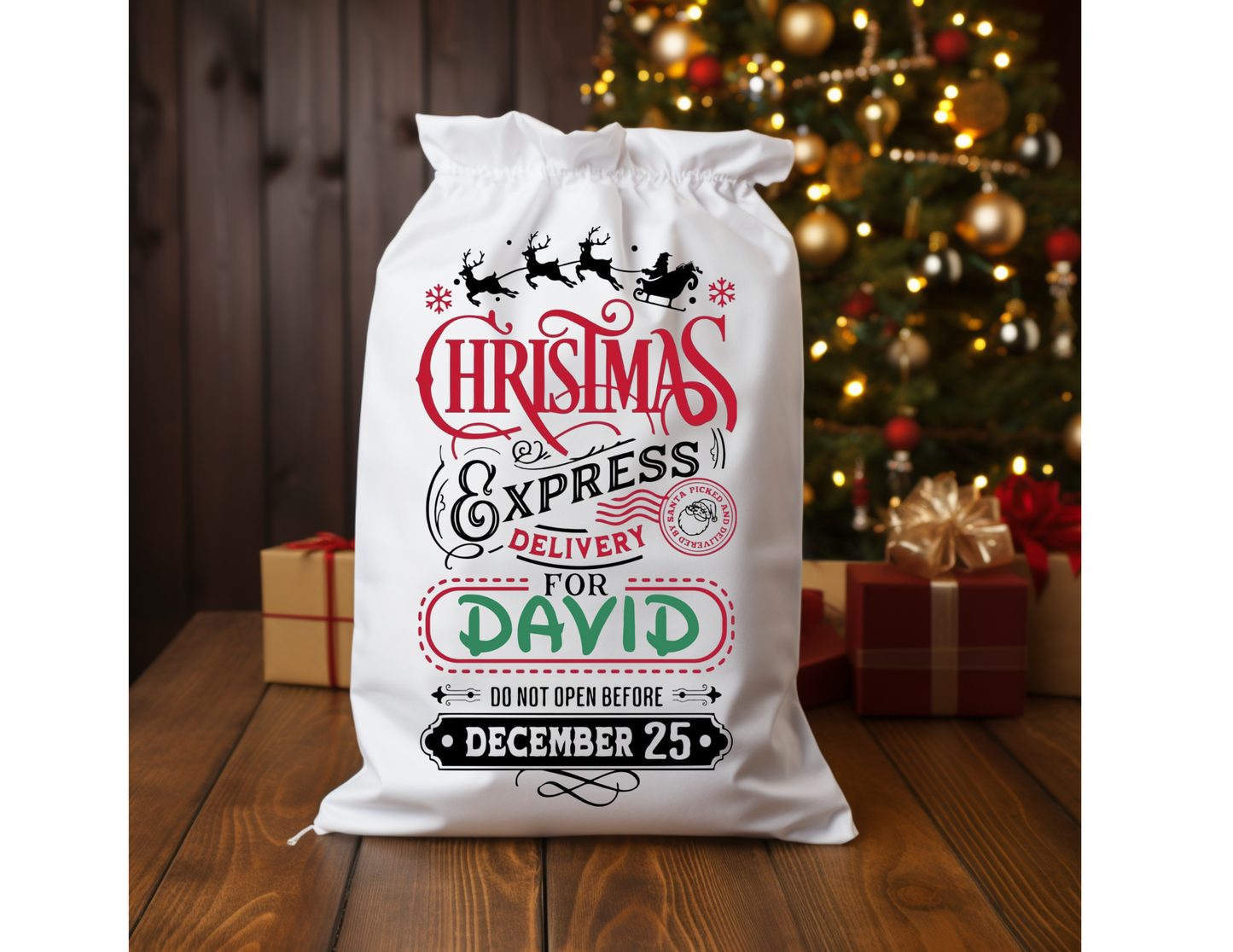 Personalized Santa Sack