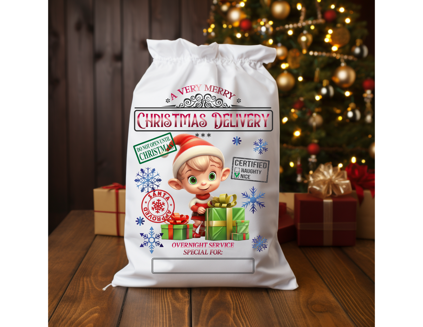 Personalized Santa Sack