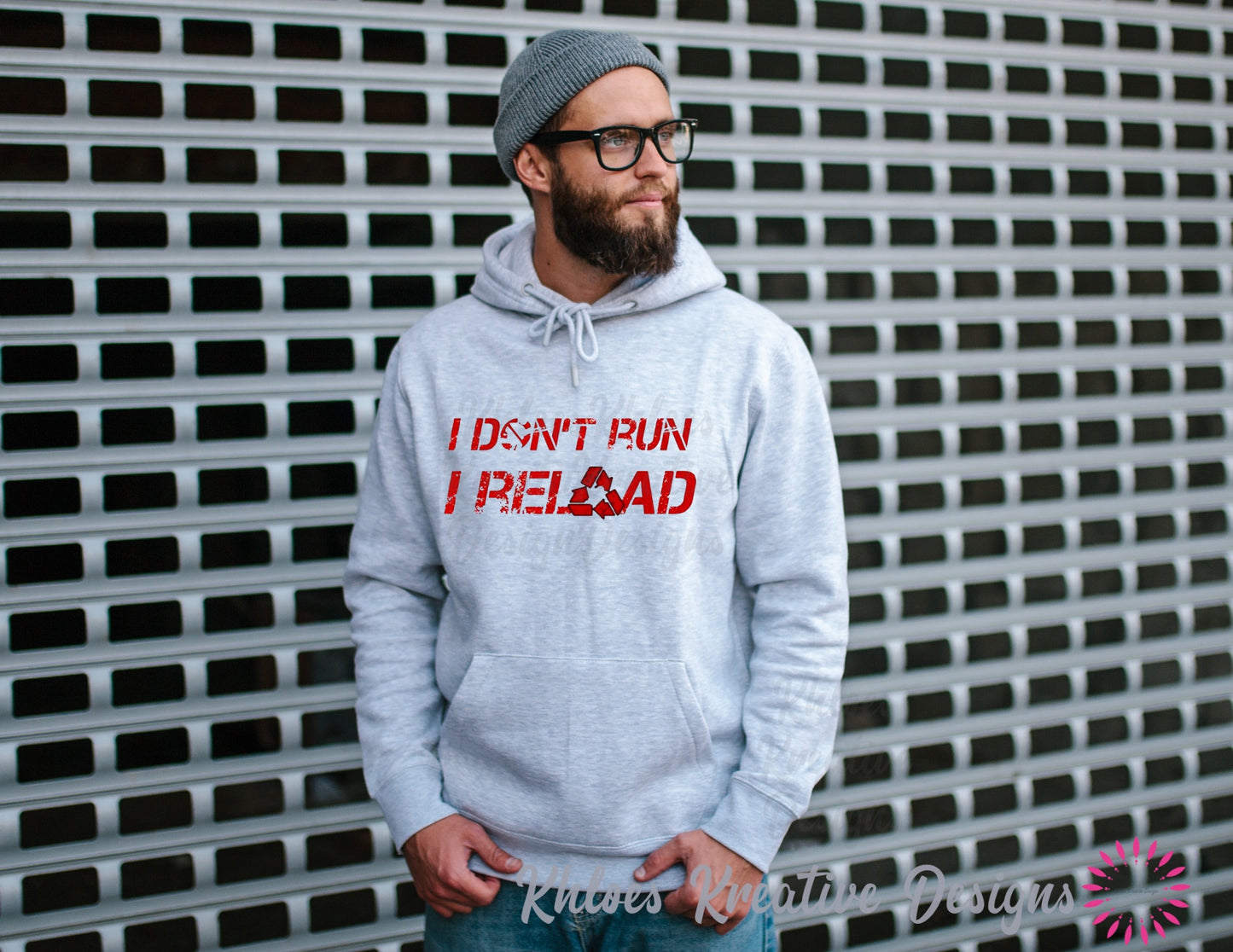 I Don’t Run I Reload- Men’s Hoodie