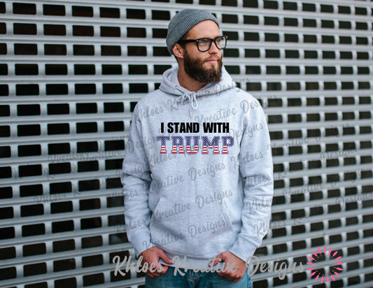 I Stand with Trump - Men’s Hoodie