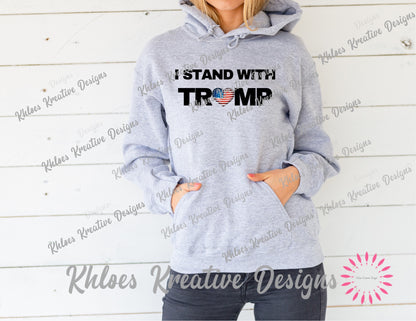 I Stand with Trump - Women’s Hoodie